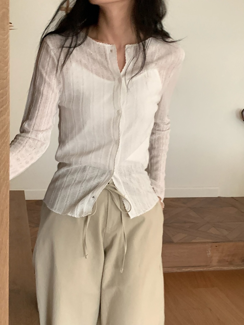 BLEECKER韓國直郵實拍女裝新款推薦時尚熱賣休閑襯衫蕾絲衫BLEECKER襯衫/蕾絲衫