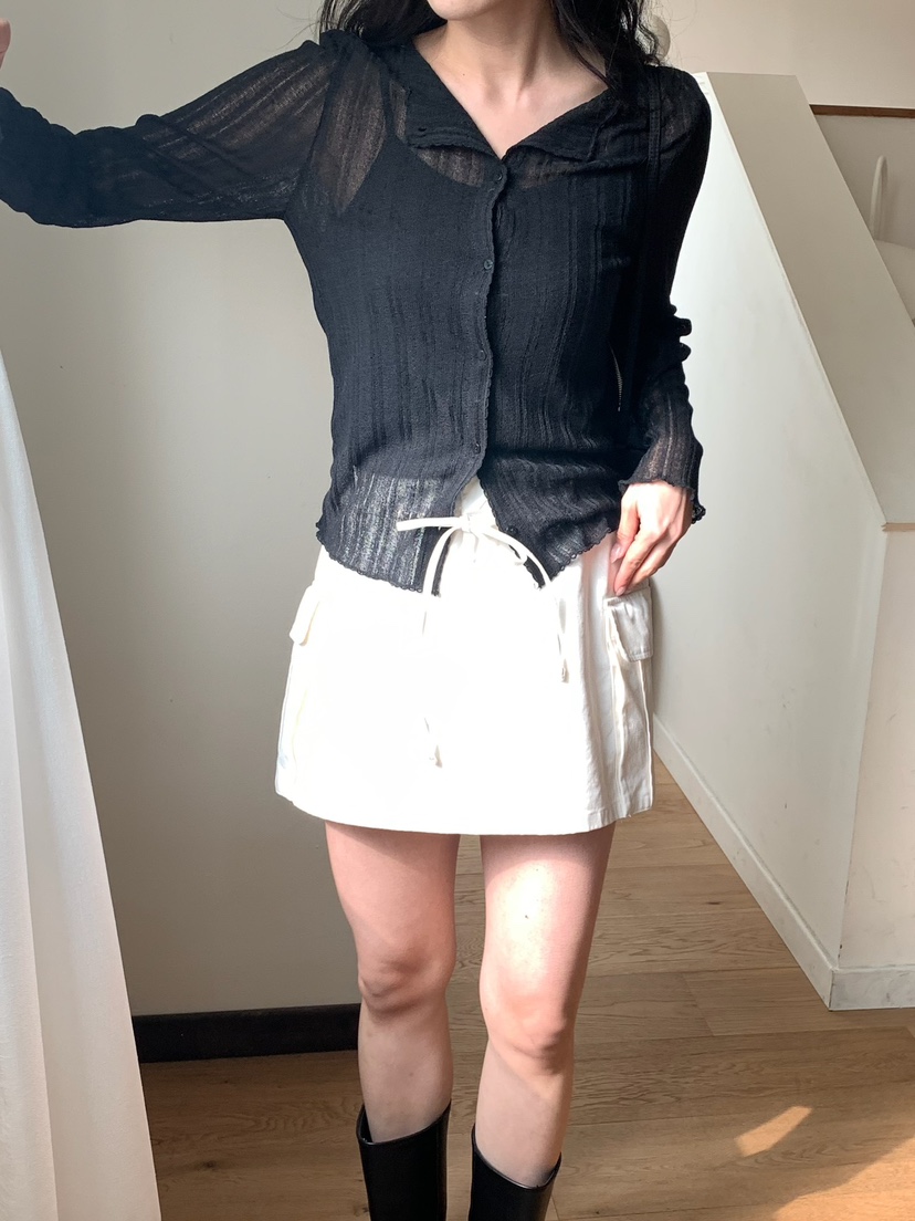 BLEECKER韓國直郵實拍女裝新款推薦時尚熱賣休閑襯衫蕾絲衫BLEECKER襯衫/蕾絲衫