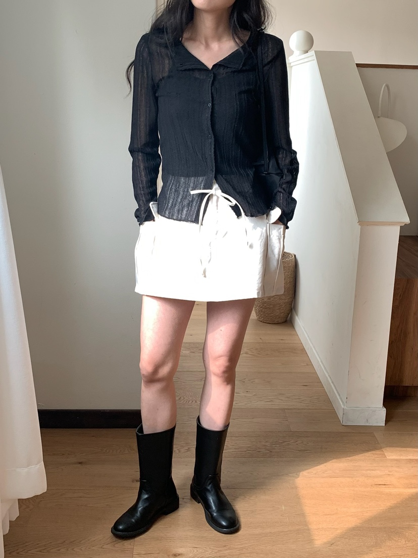 BLEECKER韓國直郵實拍女裝新款推薦時尚熱賣休閑襯衫蕾絲衫BLEECKER襯衫/蕾絲衫