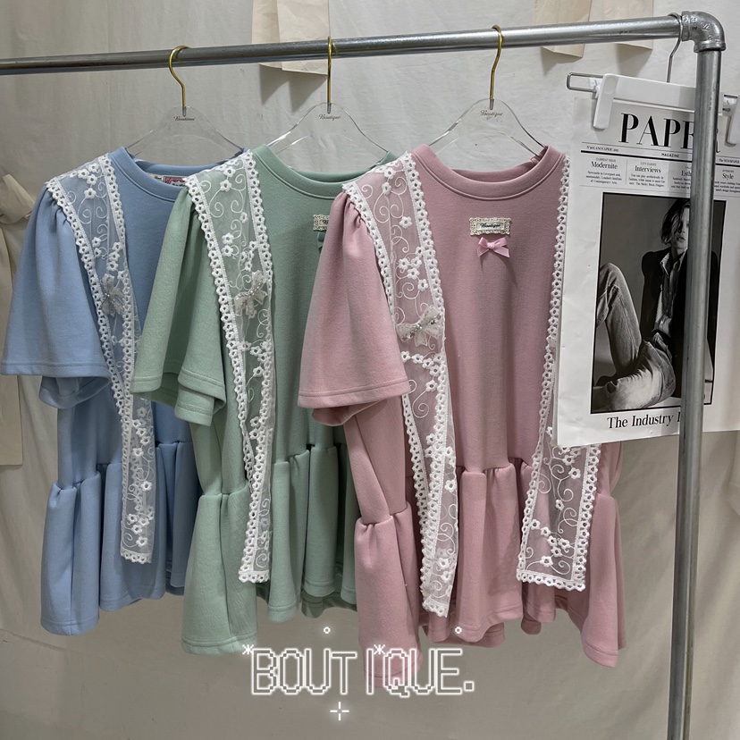 BOUTIQUE-L韓國東大門直郵女裝新款時尚職業推薦26春夏T恤BOUTIQUE-LT恤