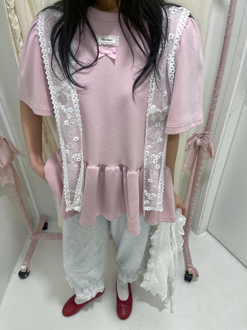 BOUTIQUE-L韓國東大門直郵女裝新款時尚職業推薦26春夏T恤BOUTIQUE-LT恤