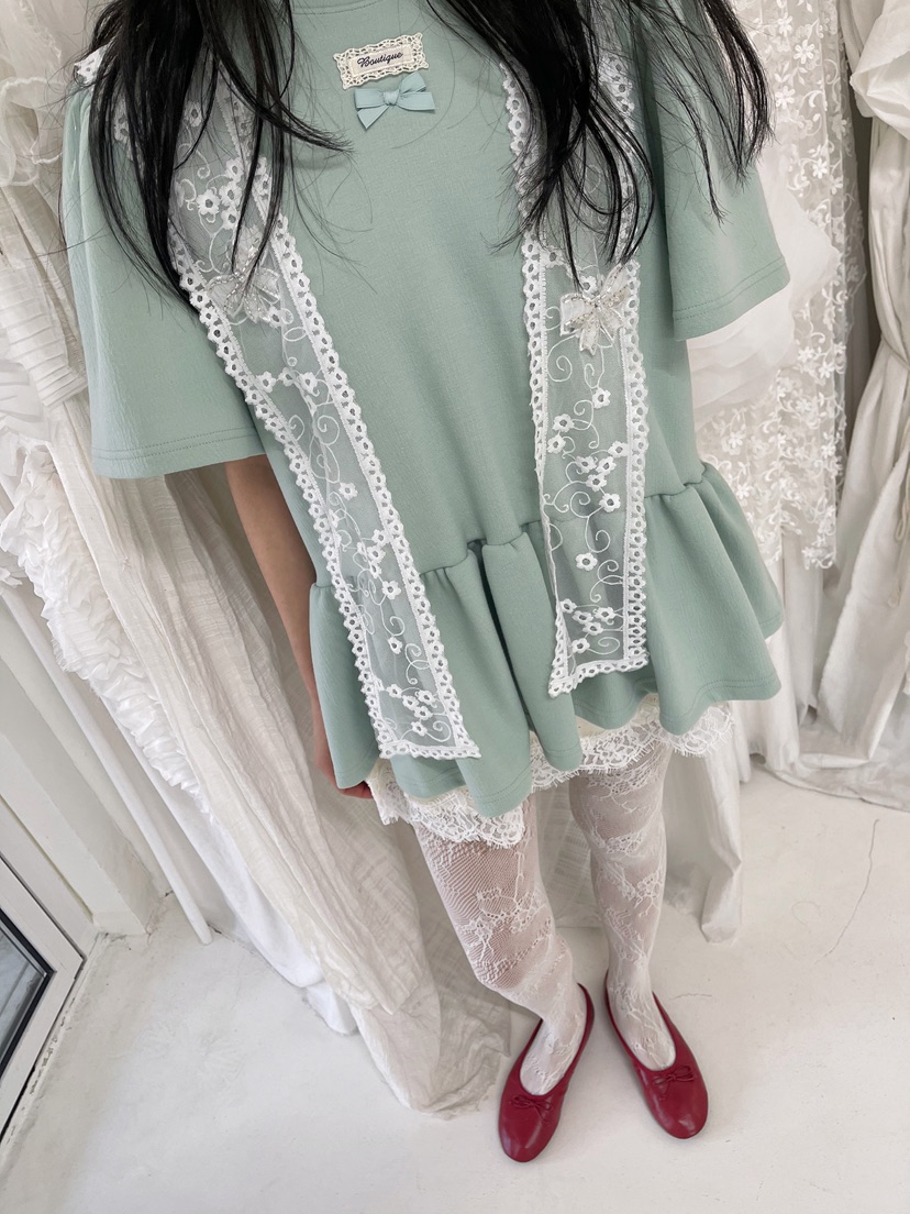 BOUTIQUE-L韓國東大門直郵女裝新款時尚職業推薦26春夏T恤BOUTIQUE-LT恤