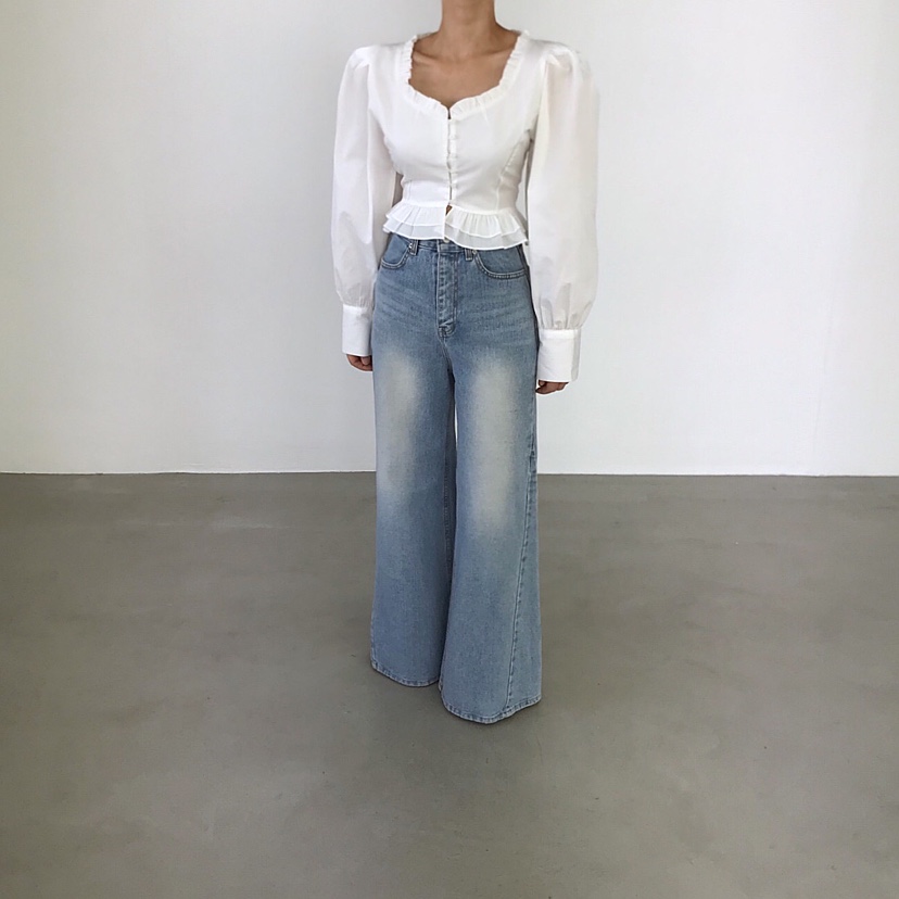 2TWO MOON韓國直郵實拍女士新品休閑時尚熱賣襯衫蕾絲衫2TWO MOON襯衫/蕾絲衫