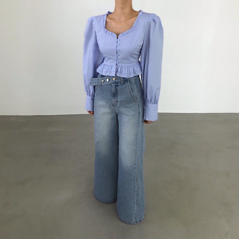 2TWO MOON韓國直郵實拍女士新品休閑時尚熱賣襯衫蕾絲衫2TWO MOON襯衫/蕾絲衫