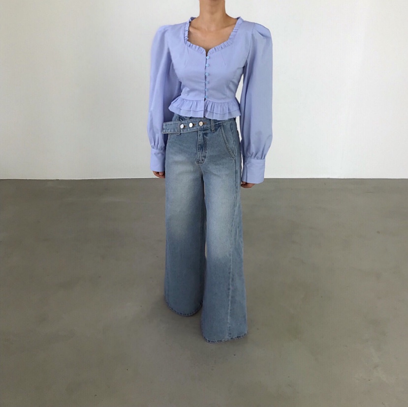 2TWO MOON韓國直郵實拍女士新品休閑時尚熱賣襯衫蕾絲衫2TWO MOON襯衫/蕾絲衫圖色3