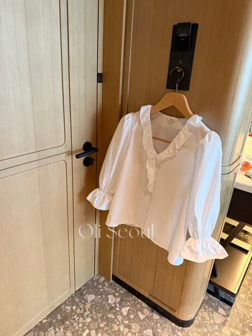 OLI SEOUL韓國直郵女裝新品時尚推薦職業人氣襯衫蕾絲衫OLI SEOUL襯衫/蕾絲衫