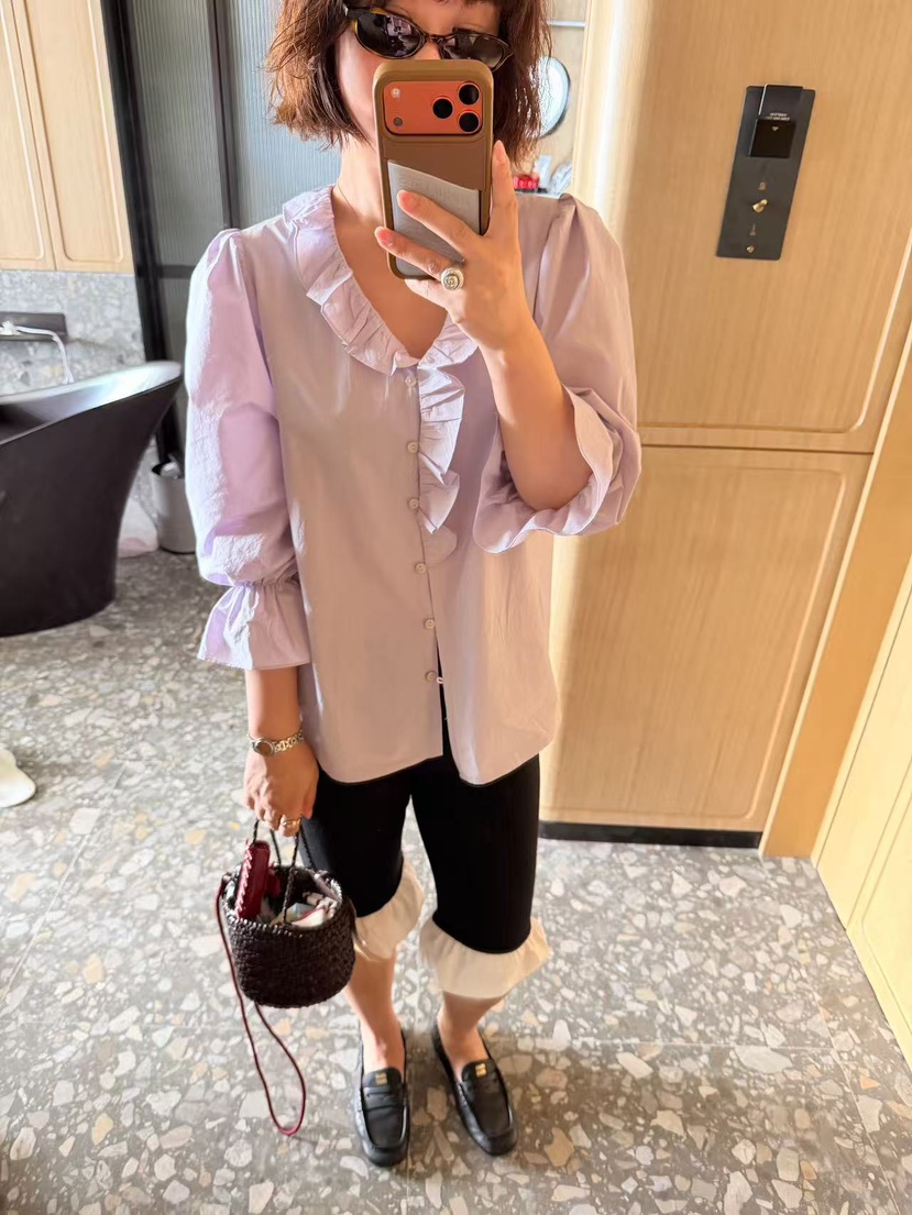 OLI SEOUL韓國直郵女裝新品時尚推薦職業人氣襯衫蕾絲衫OLI SEOUL襯衫/蕾絲衫