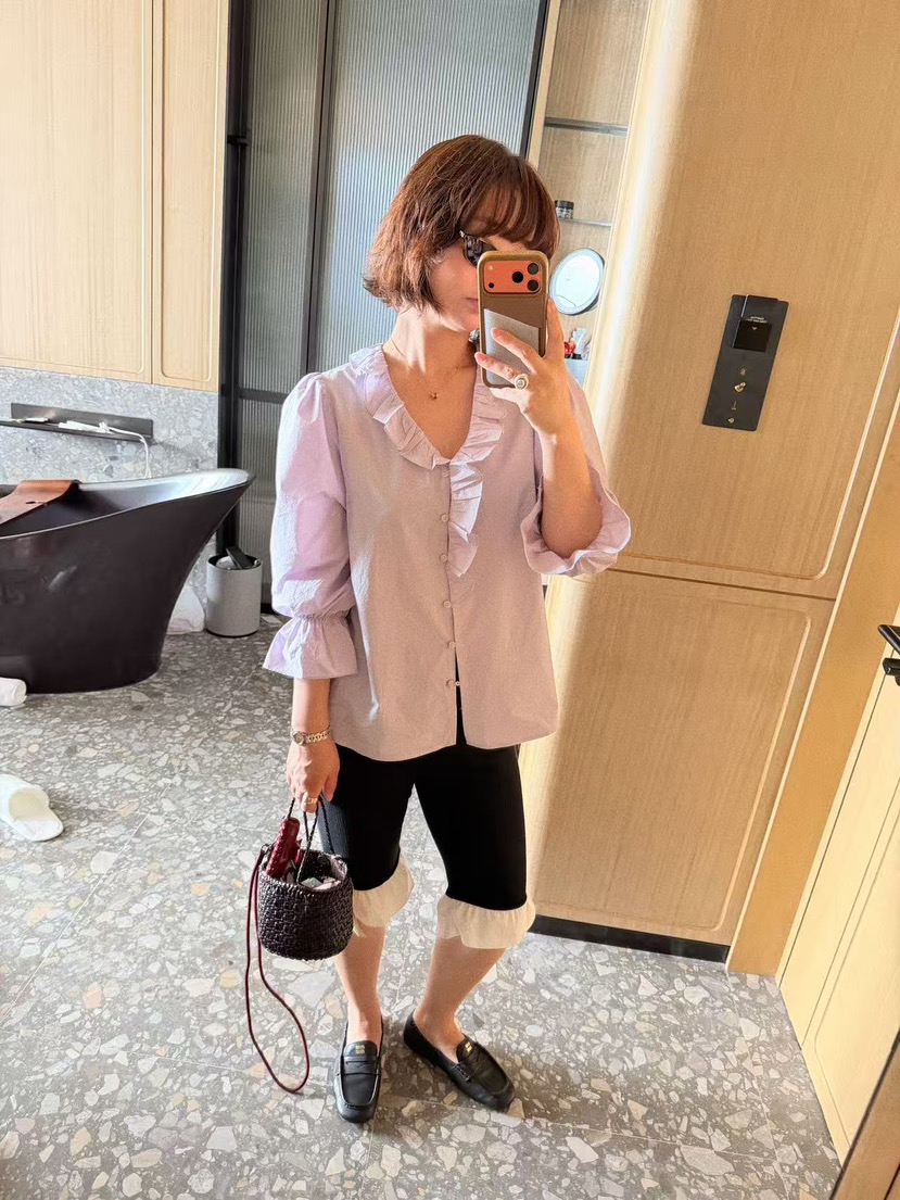 OLI SEOUL韓國直郵女裝新品時尚推薦職業人氣襯衫蕾絲衫OLI SEOUL襯衫/蕾絲衫