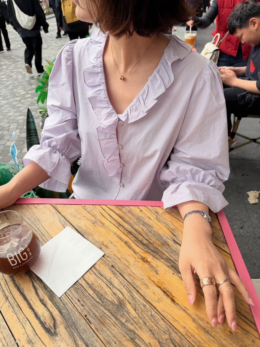 OLI SEOUL韓國直郵女裝新品時尚推薦職業人氣襯衫蕾絲衫OLI SEOUL襯衫/蕾絲衫