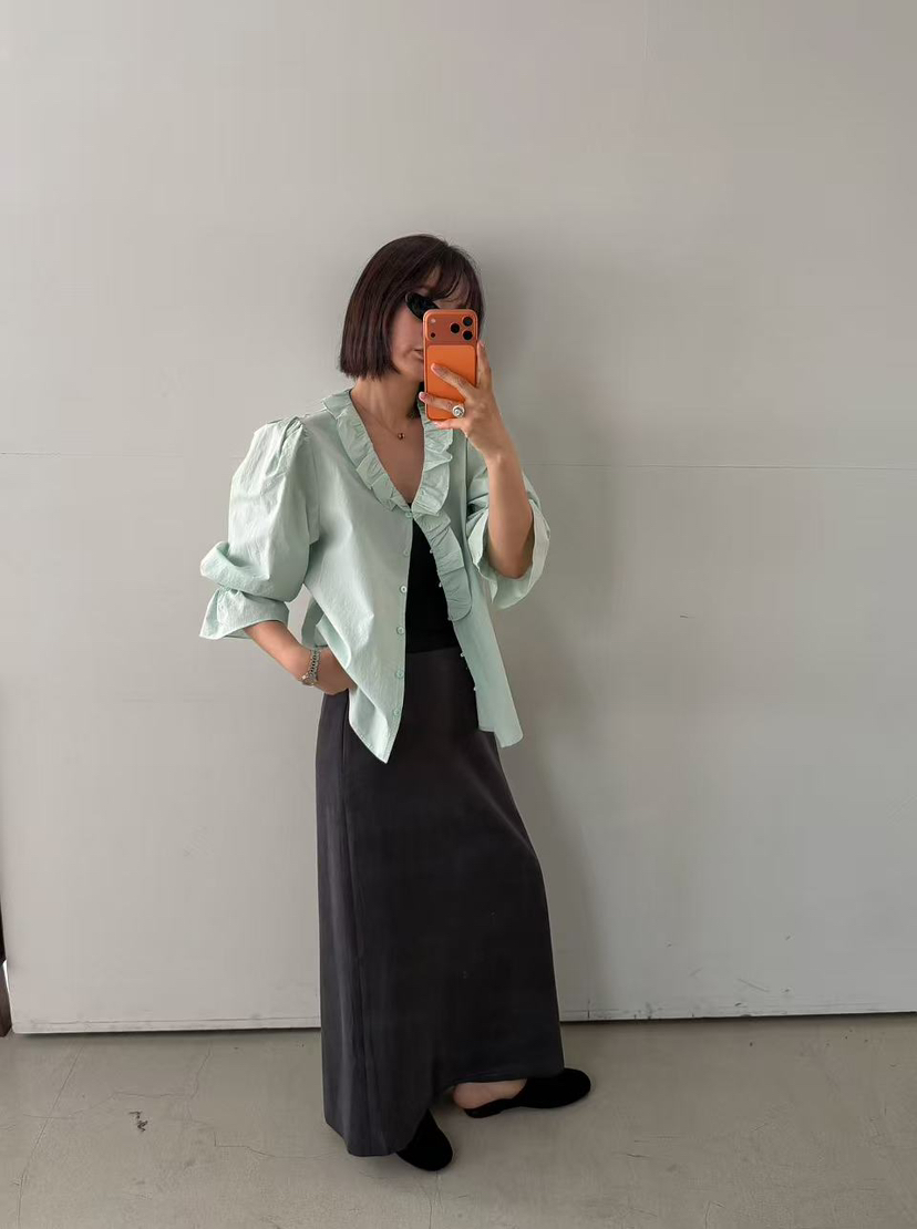 OLI SEOUL韓國直郵女裝新品時尚推薦職業人氣襯衫蕾絲衫OLI SEOUL襯衫/蕾絲衫