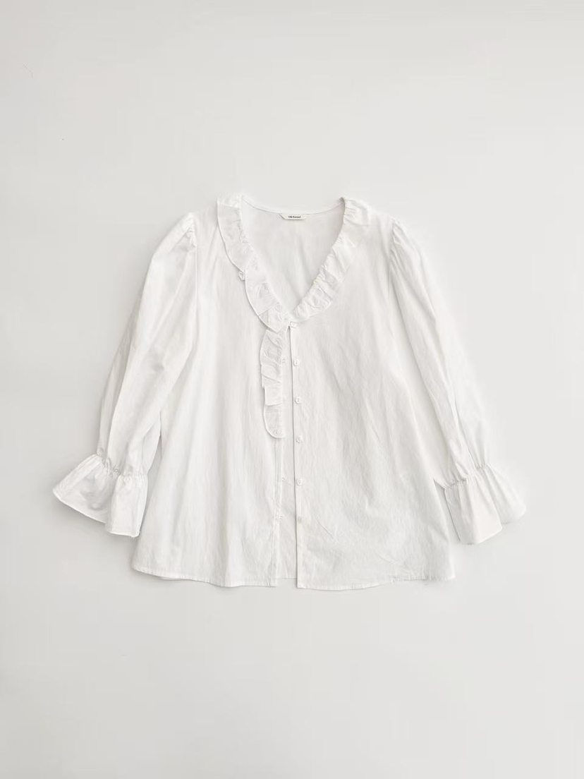 OLI SEOUL韓國直郵女裝新品時尚推薦職業人氣襯衫蕾絲衫OLI SEOUL襯衫/蕾絲衫圖色3