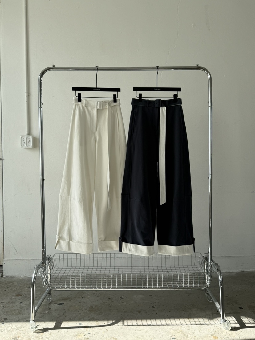 OVER NEAR韓國東大門代購女士新款休閑26春夏牛仔褲含腰帶OVER NEAR牛仔褲