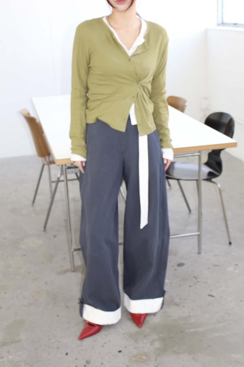 OVER NEAR韓國東大門代購女士新款休閑26春夏牛仔褲含腰帶OVER NEAR牛仔褲