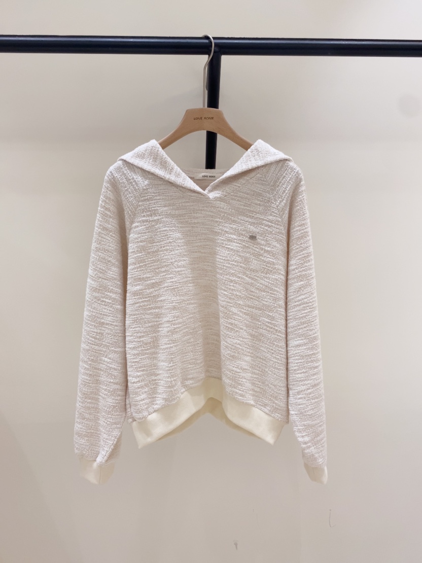 LOVE ROSIE韓國直郵實拍女裝新品休閑26春夏長袖T恤粗花呢LOVE ROSIE長袖T恤圖色2