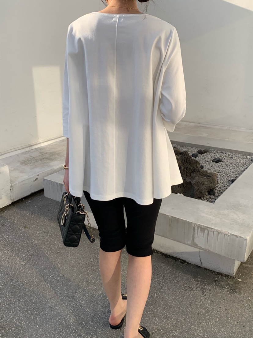 COBALT BLUE韓國東大門直郵女士新品熱賣26春夏職業時尚T恤COBALT BLUET恤