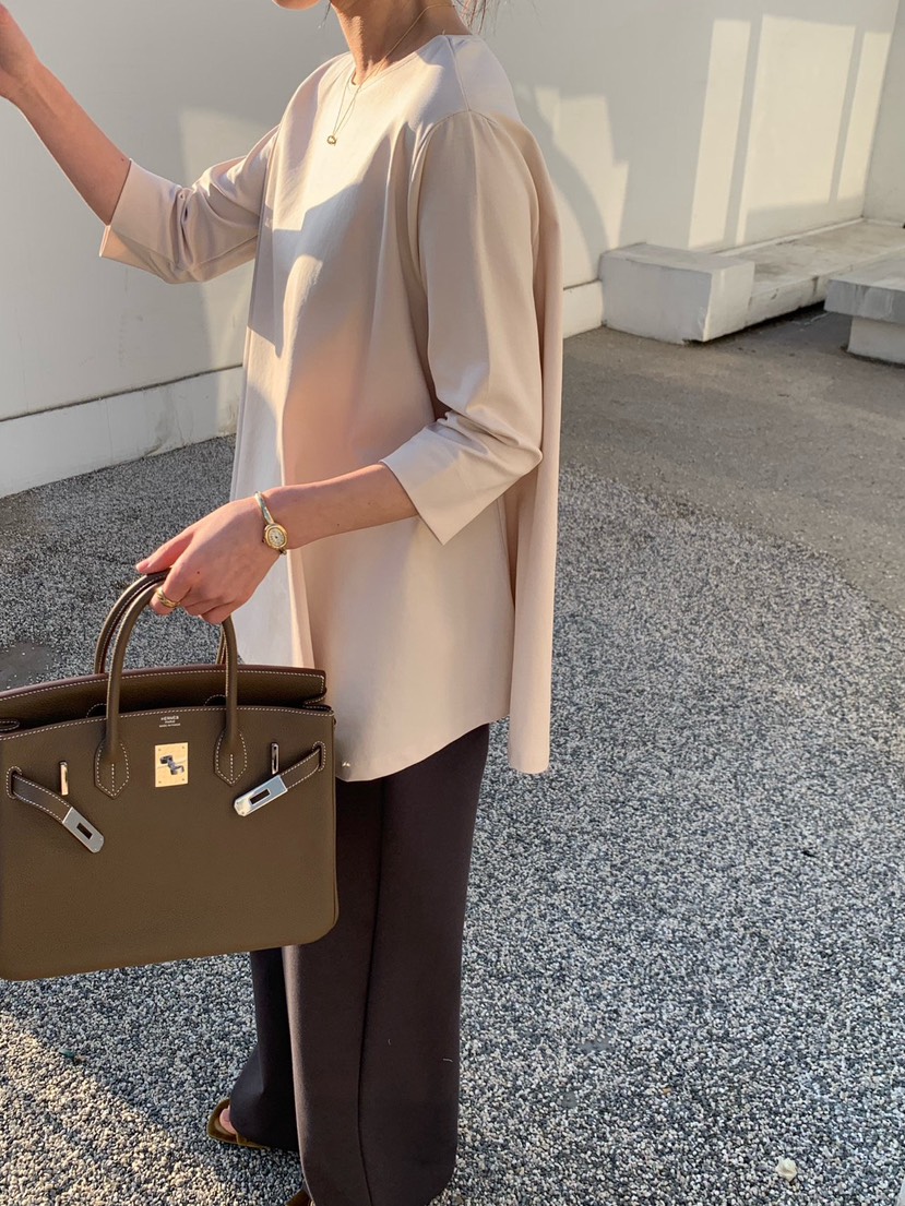 COBALT BLUE韓國東大門直郵女士新品熱賣26春夏職業時尚T恤COBALT BLUET恤