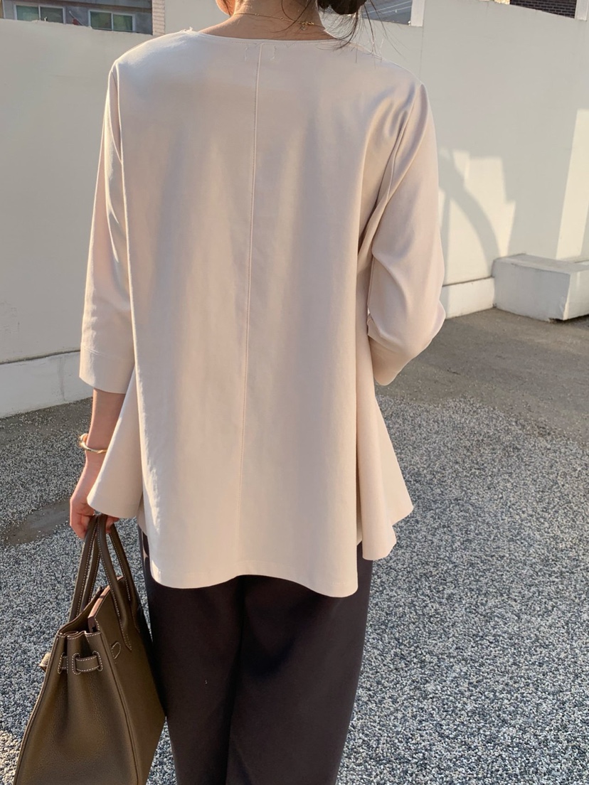 COBALT BLUE韓國東大門直郵女士新品熱賣26春夏職業時尚T恤COBALT BLUET恤