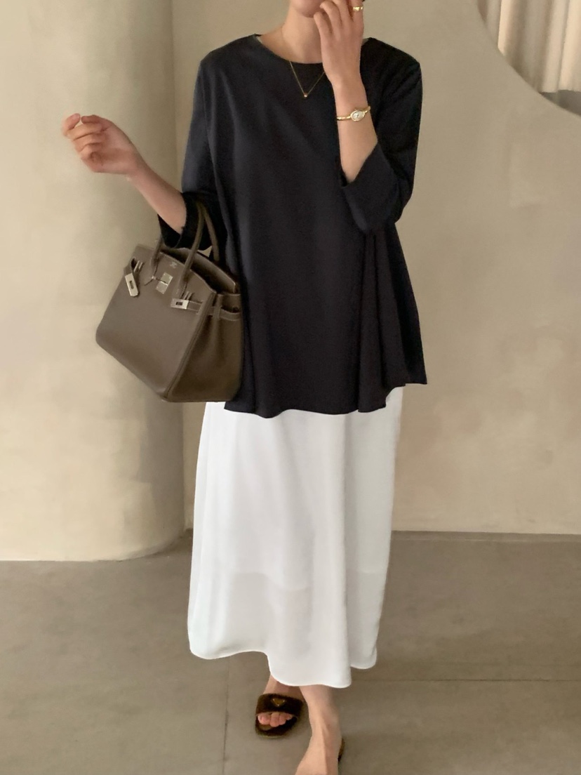 COBALT BLUE韓國東大門直郵女士新品熱賣26春夏職業時尚T恤COBALT BLUET恤圖色3