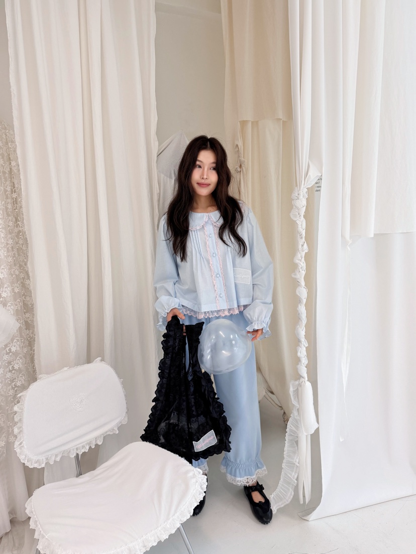 BOUTIQUE-L韓國東大門直郵女裝新品時尚推薦26春夏襯衫蕾絲衫BOUTIQUE-L襯衫/蕾絲衫