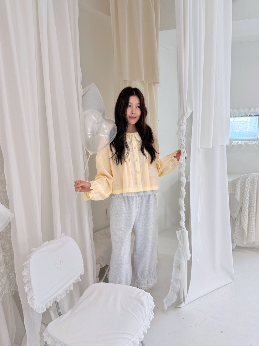 BOUTIQUE-L韓國東大門直郵女裝新品時尚推薦26春夏襯衫蕾絲衫BOUTIQUE-L襯衫/蕾絲衫