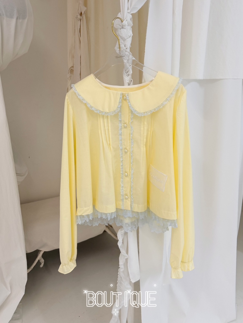 BOUTIQUE-L韓國東大門直郵女裝新品時尚推薦26春夏襯衫蕾絲衫BOUTIQUE-L襯衫/蕾絲衫圖色2