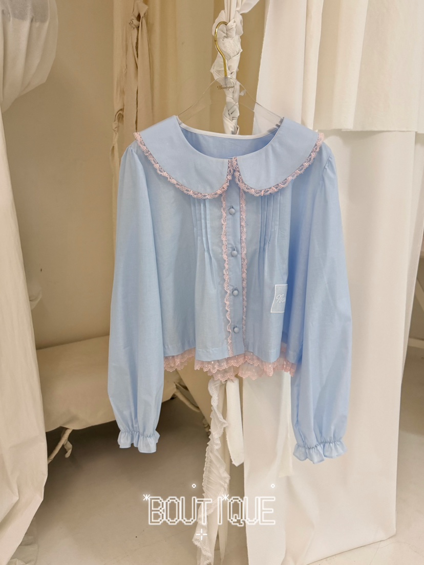 BOUTIQUE-L韓國東大門直郵女裝新品時尚推薦26春夏襯衫蕾絲衫BOUTIQUE-L襯衫/蕾絲衫圖色3