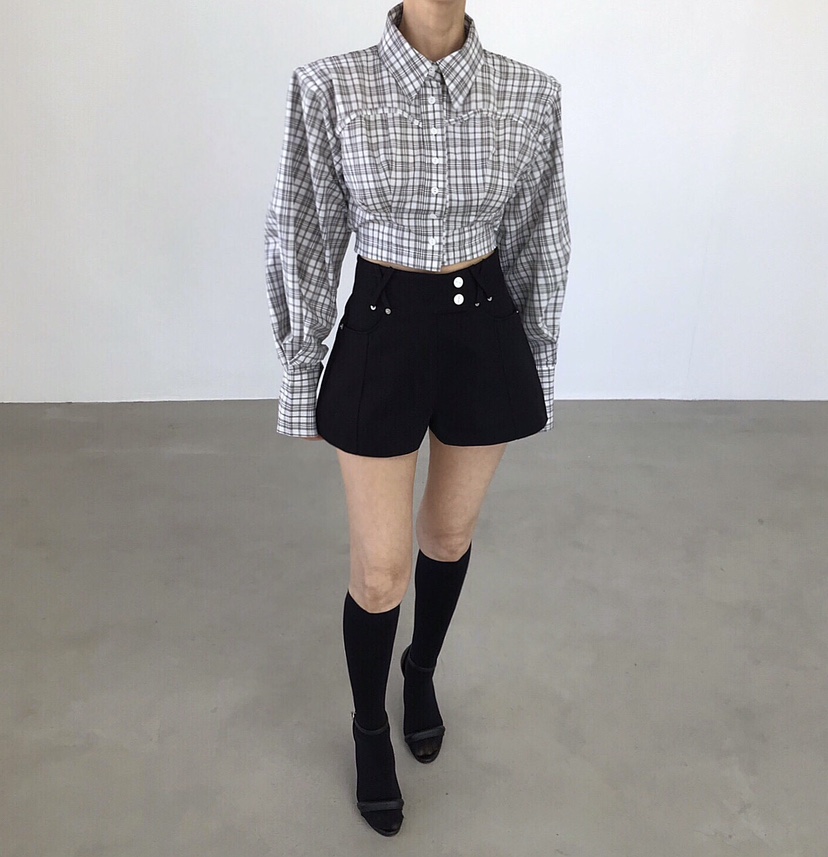 2TWO MOON韓國代購女士新款人氣休閑時尚熱賣26春夏短褲2TWO MOON短褲