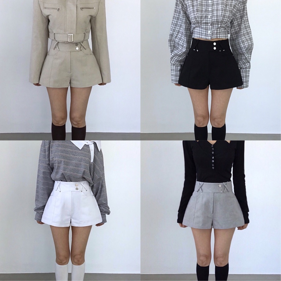 2TWO MOON韓國代購女士新款人氣休閑時尚熱賣26春夏短褲2TWO MOON短褲