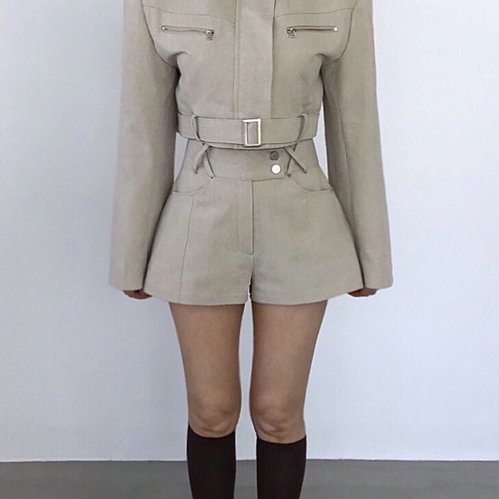 2TWO MOON韓國代購女士新款人氣休閑時尚熱賣26春夏短褲2TWO MOON短褲圖色2