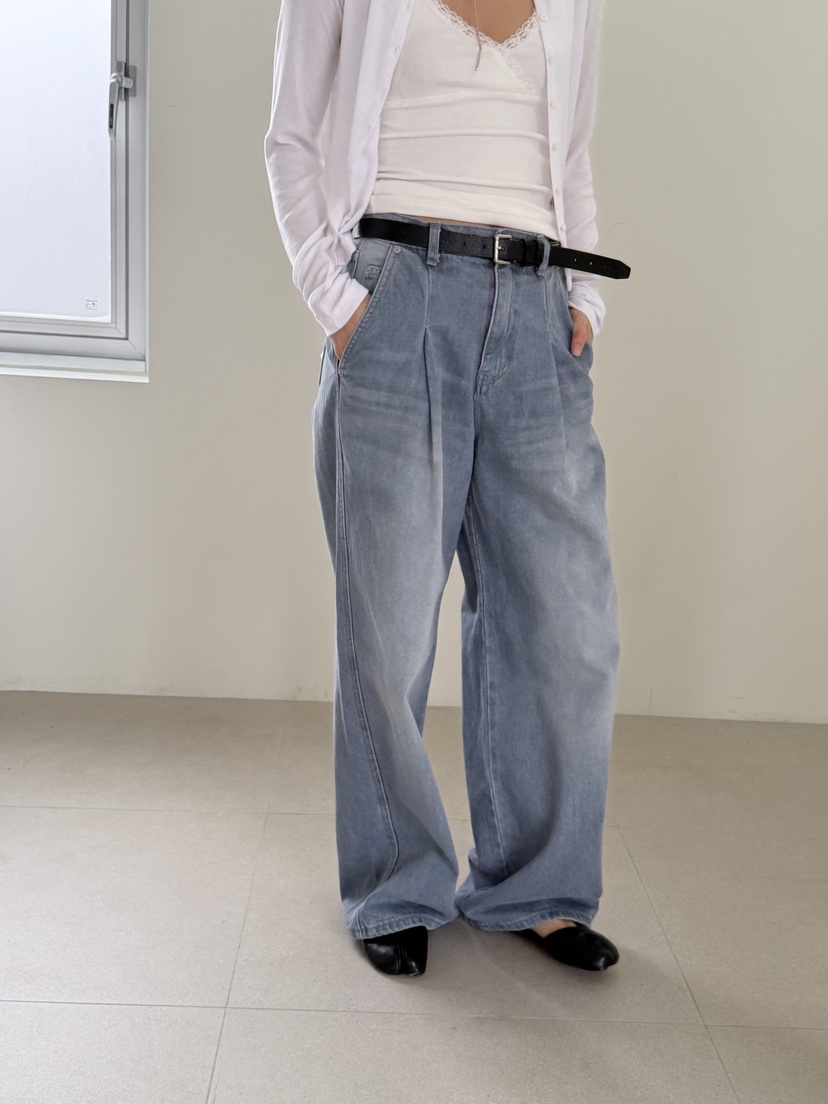 KARE/WEREPIECE韓國直郵女裝新款熱賣26春夏人氣休閑牛仔褲KARE/WEREPIECE牛仔褲