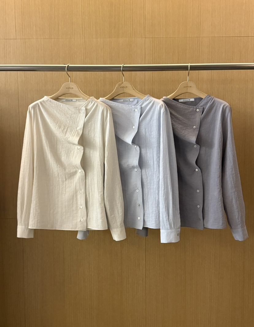 CULLUM韓國東大門直郵女裝新品時尚熱賣職業26春夏襯衫蕾絲衫CULLUM襯衫/蕾絲衫