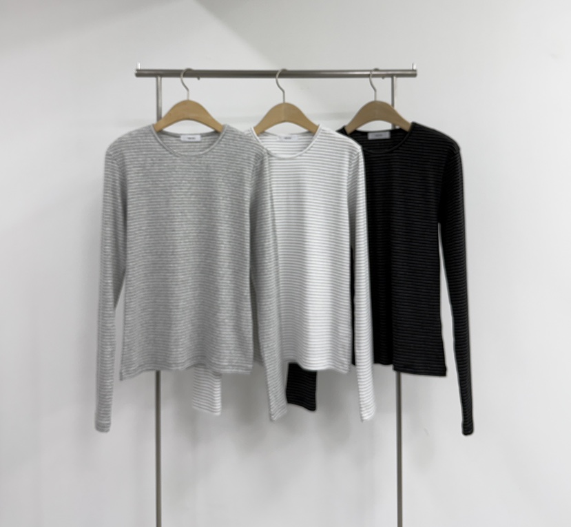 YIKHO STYLE韓國直郵實拍女士新品26春夏職業推薦長袖T恤YIKHO STYLE長袖T恤