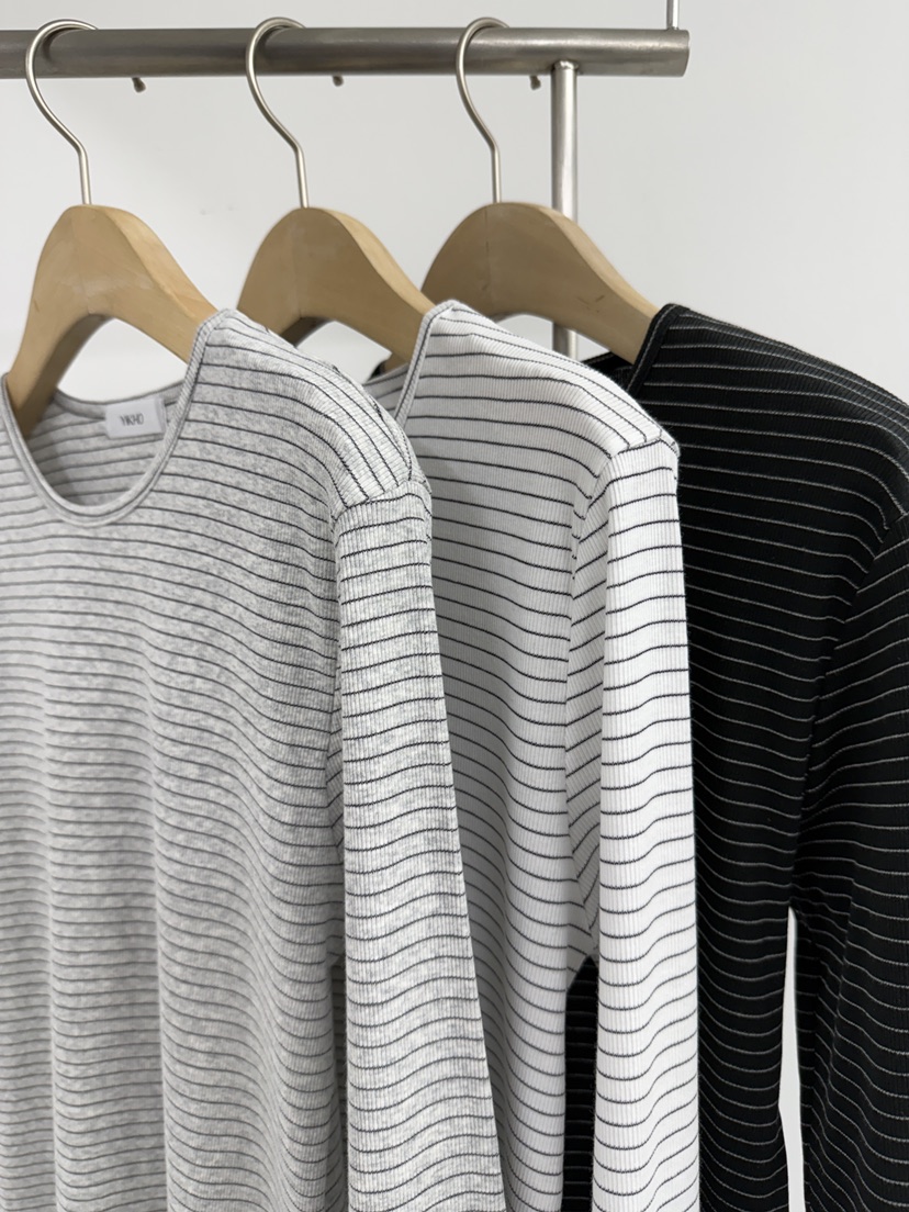 YIKHO STYLE韓國直郵實拍女士新品26春夏職業推薦長袖T恤YIKHO STYLE長袖T恤