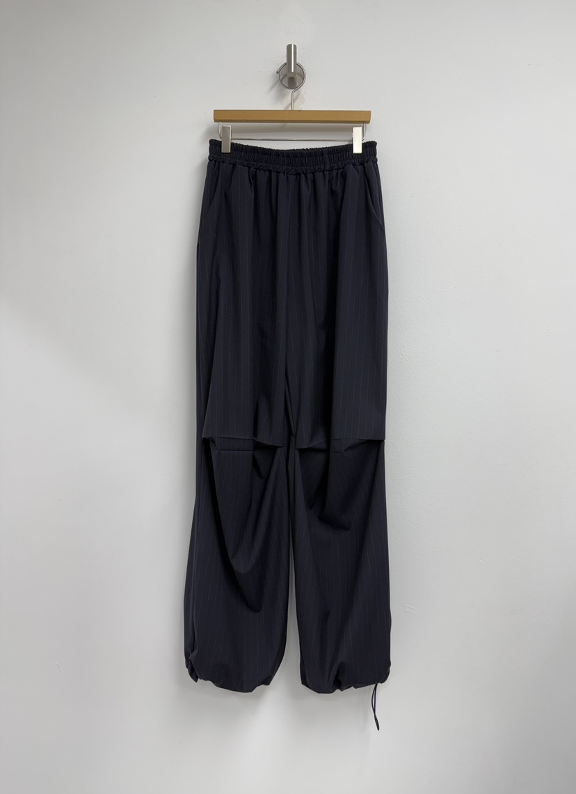 YIKHO STYLE韓國東大門代購女士新品人氣時尚休閑褲條紋YIKHO STYLE休閑褲