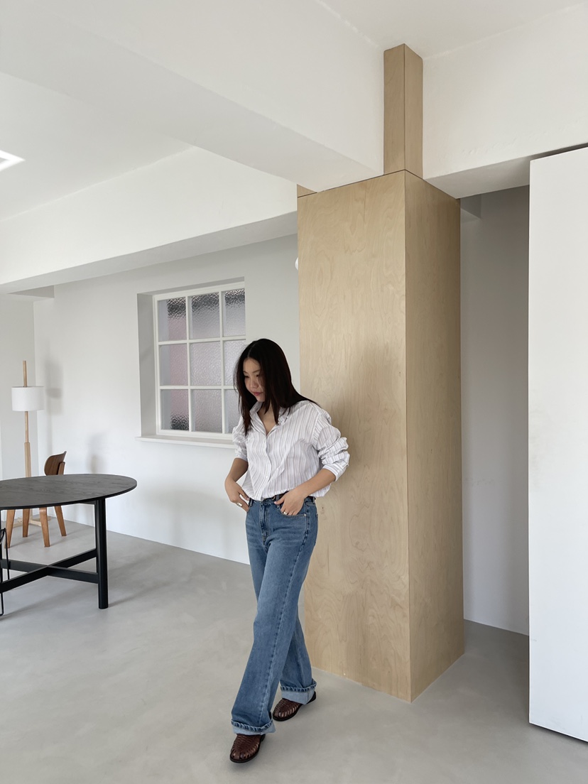 TORRE韓國東大門直郵女士新款時尚人氣休閑熱賣26春夏牛仔褲TORRE牛仔褲