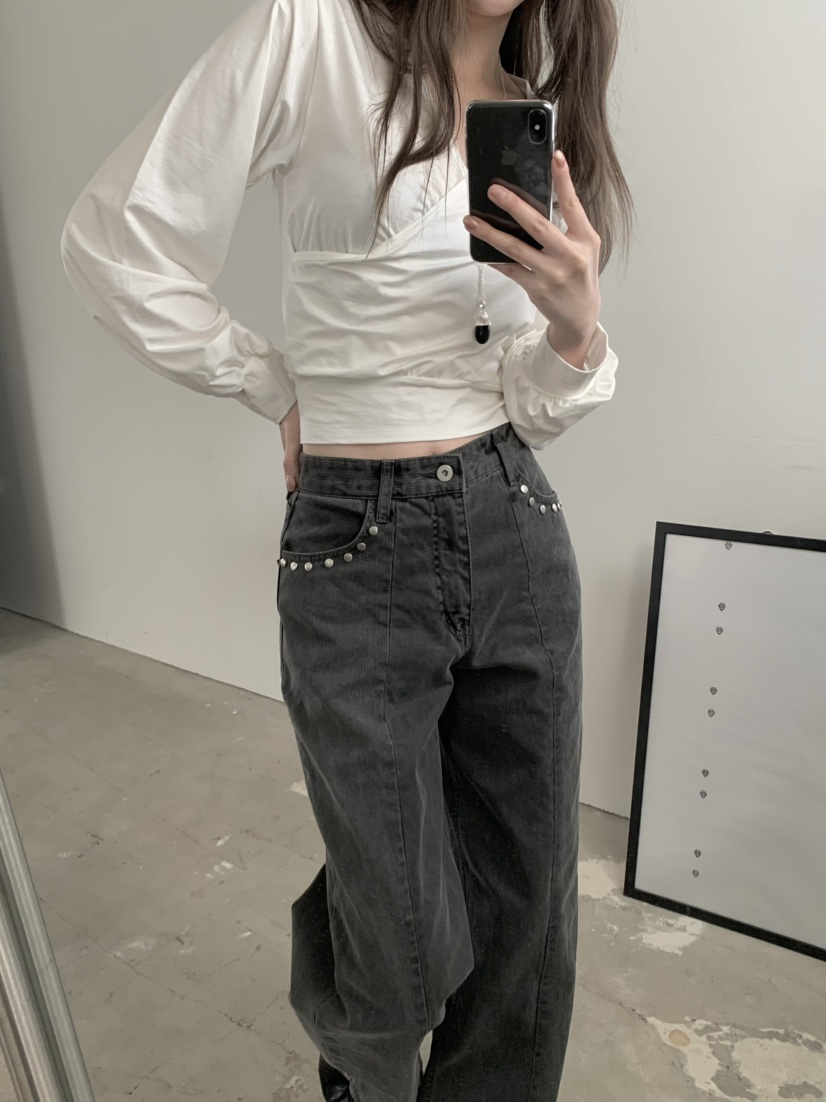 LEGACY韓國東大門直郵女裝新品時尚推薦26春夏人氣牛仔褲LEGACY牛仔褲