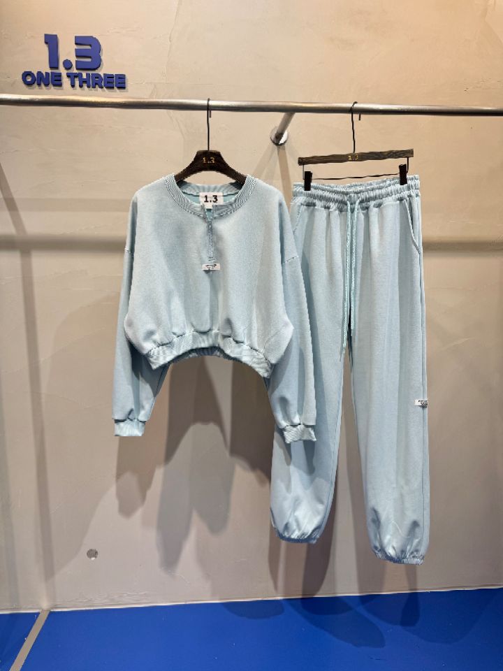 1.3韓國東大門直郵女士新品26春夏人氣熱賣時尚休閑套裝1.3套裝圖色4