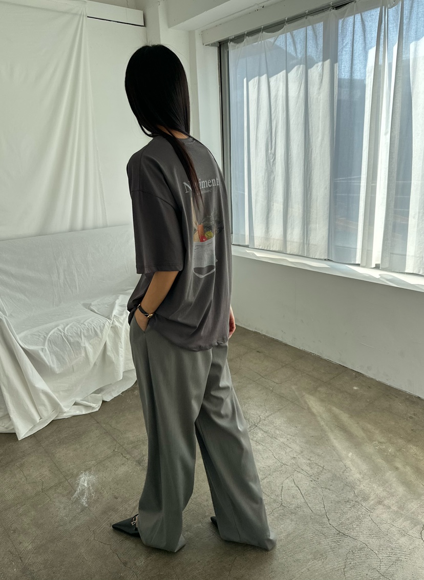 LE VASE韓國代購女士新款人氣職業推薦26春夏休閑熱賣T恤LE VASET恤