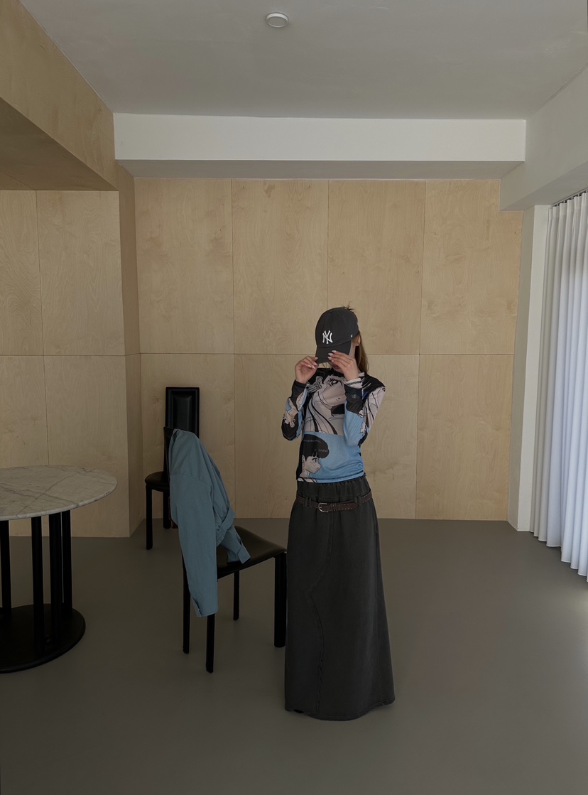 ZEROZERO韓國東大門直郵女裝新品時尚26春夏職業長袖T恤復古ZEROZERO長袖T恤