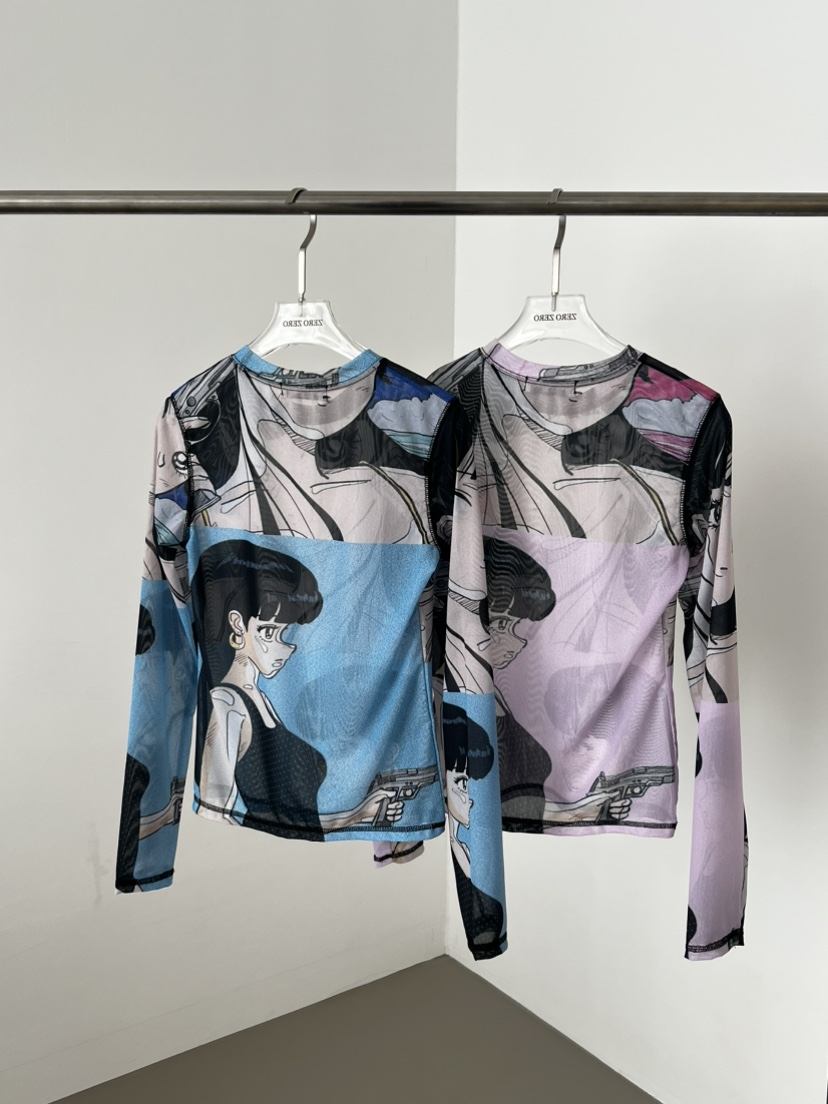 ZEROZERO韓國東大門直郵女裝新品時尚26春夏職業長袖T恤復古ZEROZERO長袖T恤