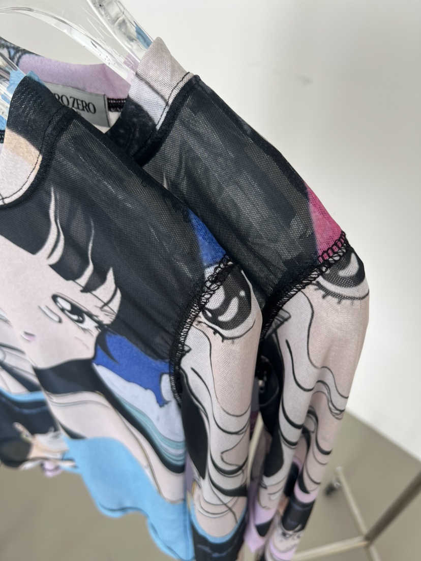 ZEROZERO韓國東大門直郵女裝新品時尚26春夏職業長袖T恤復古ZEROZERO長袖T恤