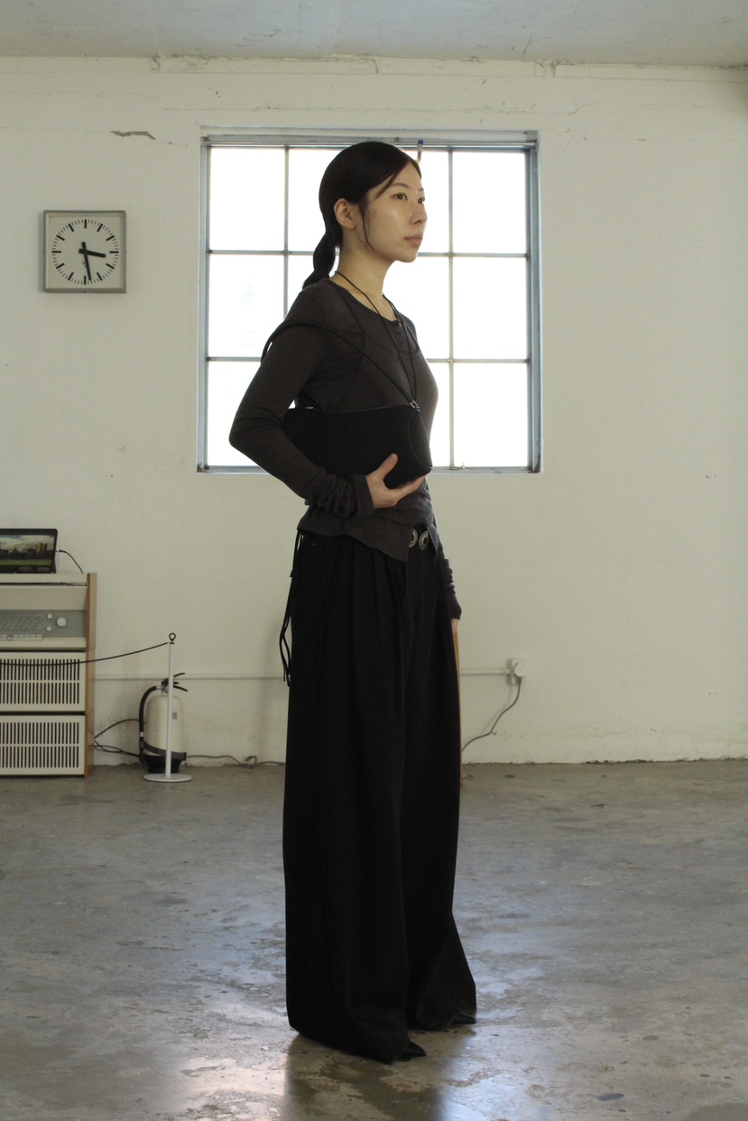 OVER NEAR韓國直郵實拍女裝新品職業人氣休閑褲不含腰帶OVER NEAR休閑褲