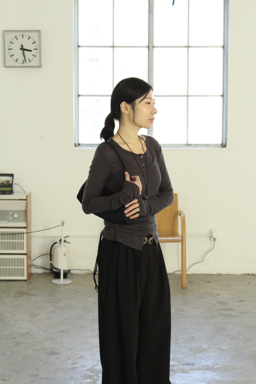 OVER NEAR韓國直郵實拍女裝新品職業人氣休閑褲不含腰帶OVER NEAR休閑褲