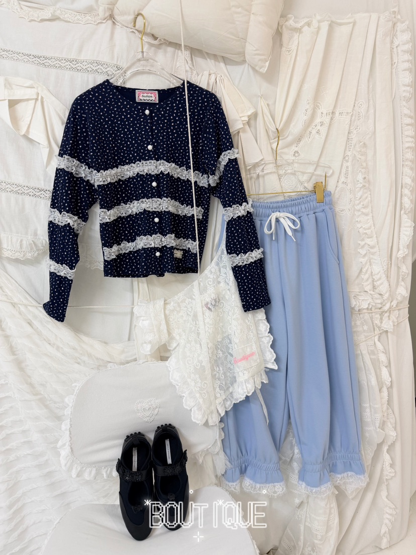 BOUTIQUE-L韓國代購女裝新款休閑推薦人氣職業襯衫蕾絲衫BOUTIQUE-L襯衫/蕾絲衫