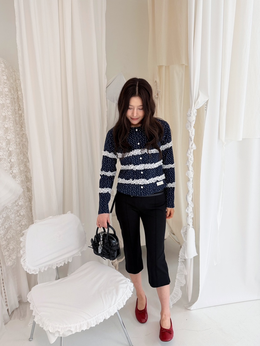 BOUTIQUE-L韓國代購女裝新款休閑推薦人氣職業襯衫蕾絲衫BOUTIQUE-L襯衫/蕾絲衫