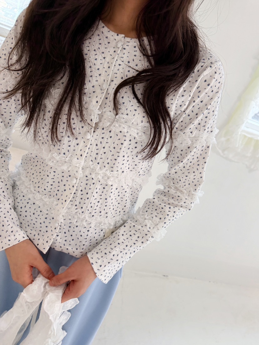 BOUTIQUE-L韓國代購女裝新款休閑推薦人氣職業襯衫蕾絲衫BOUTIQUE-L襯衫/蕾絲衫