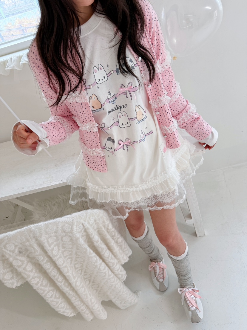 BOUTIQUE-L韓國代購女裝新款休閑推薦人氣職業襯衫蕾絲衫BOUTIQUE-L襯衫/蕾絲衫