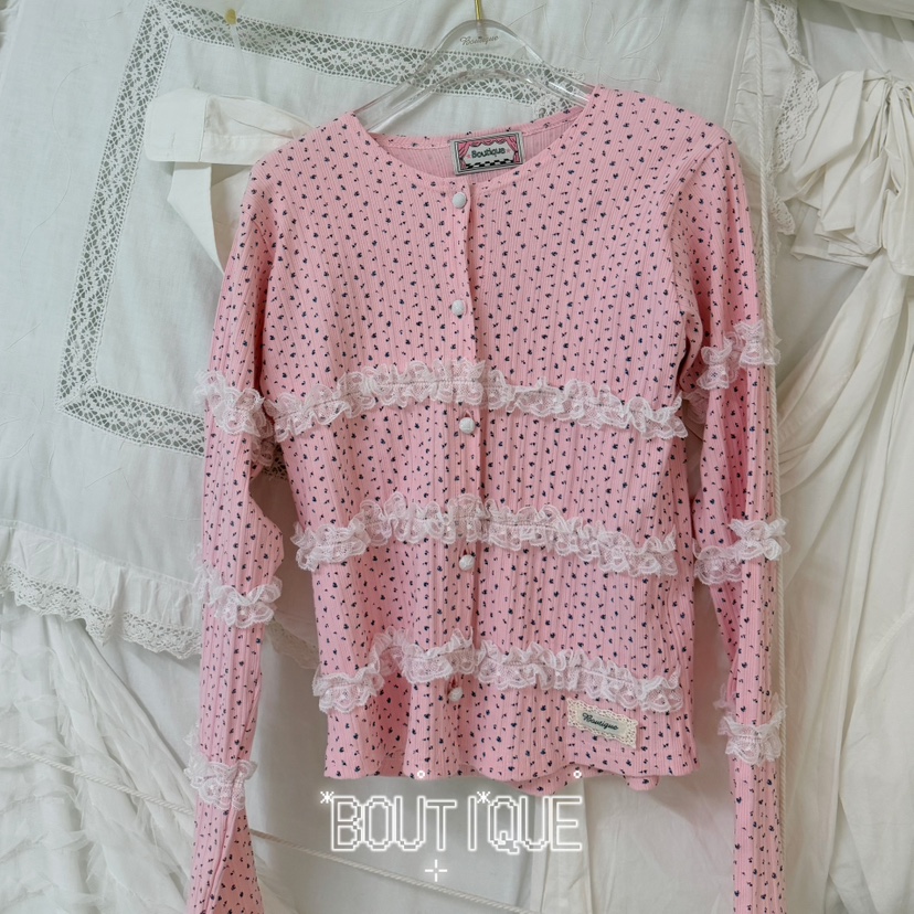 BOUTIQUE-L韓國代購女裝新款休閑推薦人氣職業襯衫蕾絲衫BOUTIQUE-L襯衫/蕾絲衫圖色1