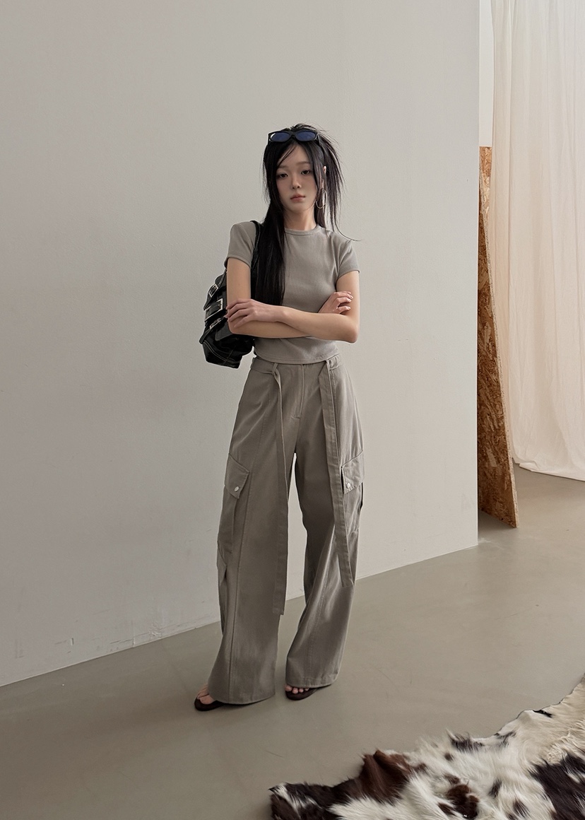 AMOOD韓國直郵女士新款熱賣職業人氣時尚休閑26春夏推薦T恤AMOODT恤