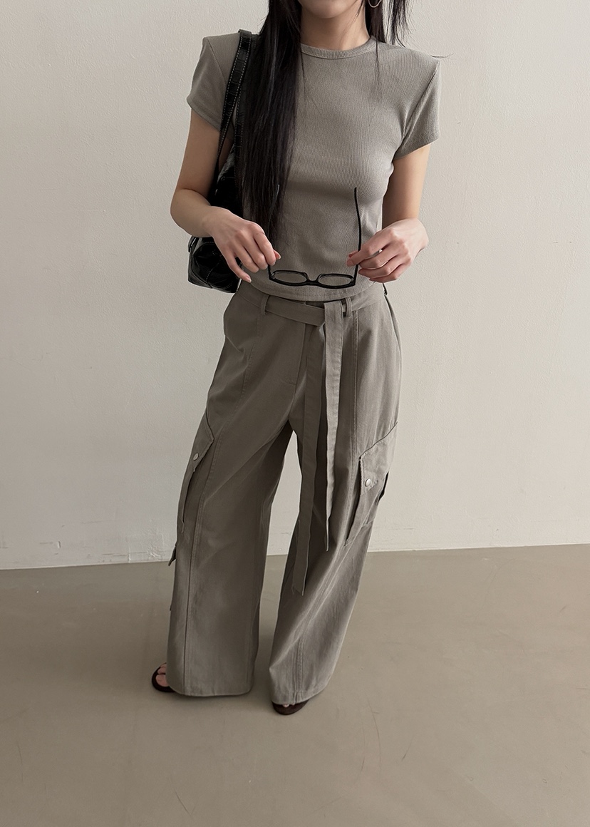 AMOOD韓國直郵女士新款熱賣職業人氣時尚休閑26春夏推薦T恤AMOODT恤